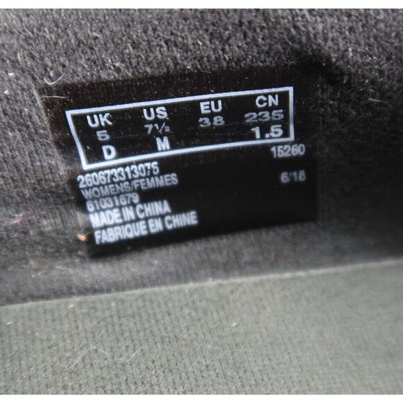 Clarks Shoes Womens 7.5 Loafer Slip On Ashland Leather Black Classic Career Flat - Picture 14 of 14